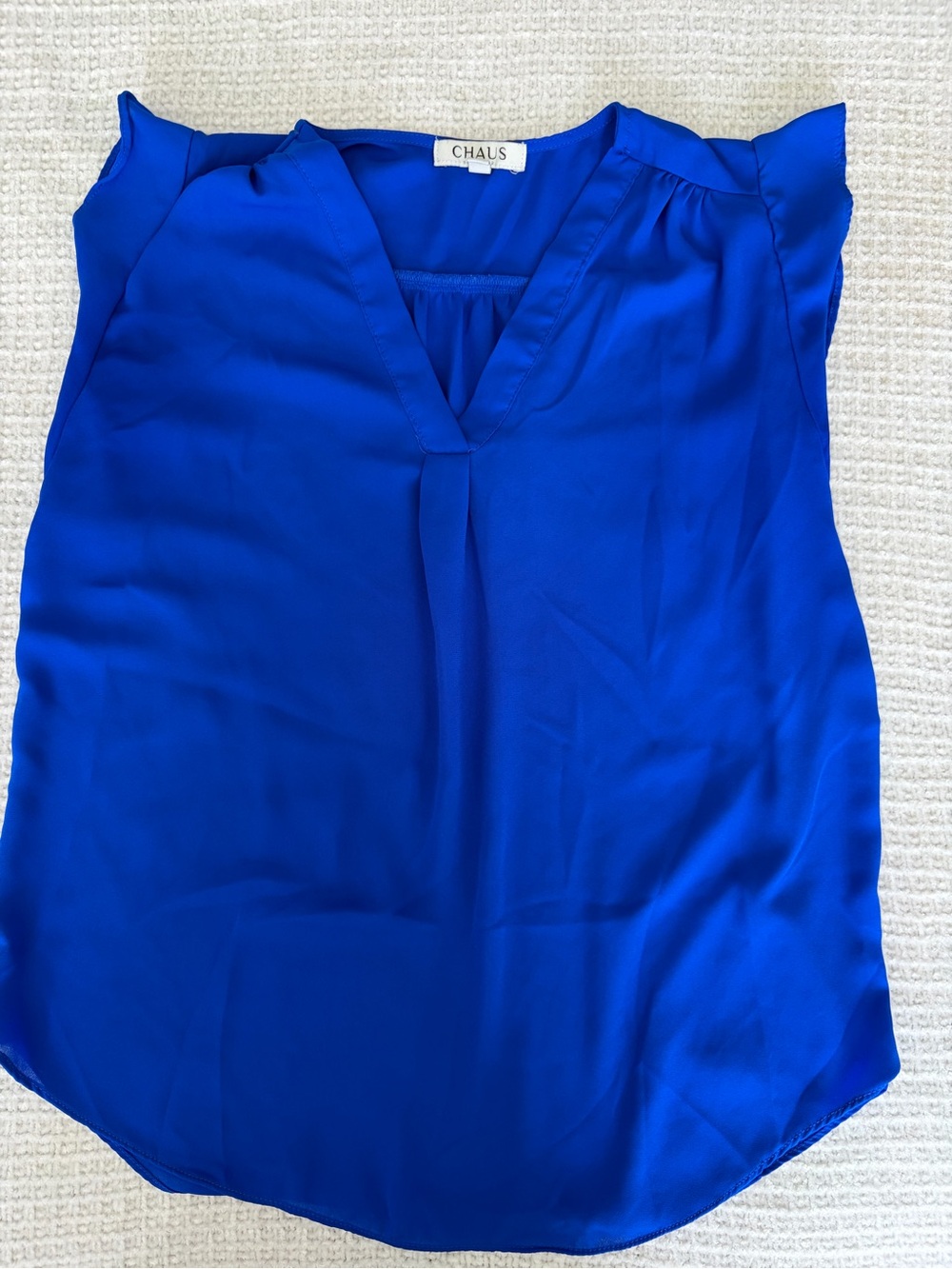 Chaus Women's Royal Blue V-Neck Sleeveless Camisole